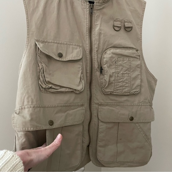 Vintage Banana Republic Authentic Safari & Travel Clothing Co. Fishing Vest Sz M - Picture 4 of 14